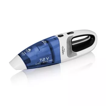 Putekļsūcējs rokas ETA ETA144290000 — sausā un slapjā tīrīšana, HEPA, ciklons, 0.5 L, 15 min darbība, 1.03 kg, balts/zils
