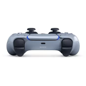 Bezvadu spēļu kontrolieris Sony DualSense PlayStation 5 — iebūvēts Li-Ion akumulators, žiroskops, haptiskā vibrācija, skaļrunis, 3.5 mm ligzda, sudrabs