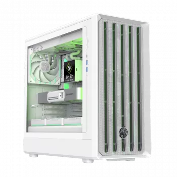 Gamemax CLAW 460 WH balts Mid-Tower korpuss