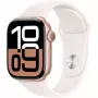 APPLE Watch Series 10 GPS 42mm Rožu Zelta Alumīnija Korpusā ar Light Blush Sport Siksniņu - S/M