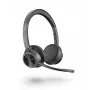 Austiņas HP POLY Voyager 4320 Microsoft Teams sertificētas, vadu un Bluetooth, USB-A + BT700 dongle, apkārtauss, 1,5 m kabelis, 162 g, melnas