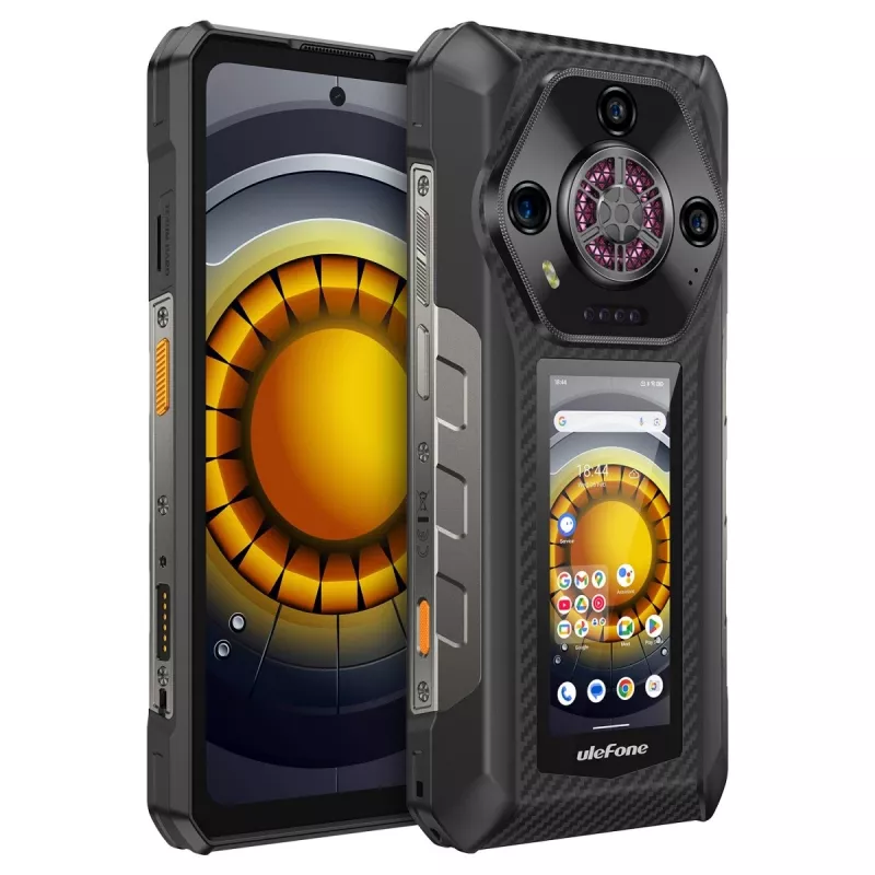 Viedtālrunis UleFone Armor 30 Pro 5G, 6,58 collu displejs, 16 GB RAM, 512 GB krātuve, Melns