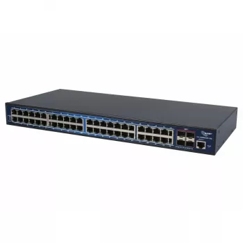 ALLNET 48+4P ALL-SG8652M-10G tīkla slēdzis 48 x Gigabit + 4 x 10G SFP+ pieslēgvietas, statīva montāža
