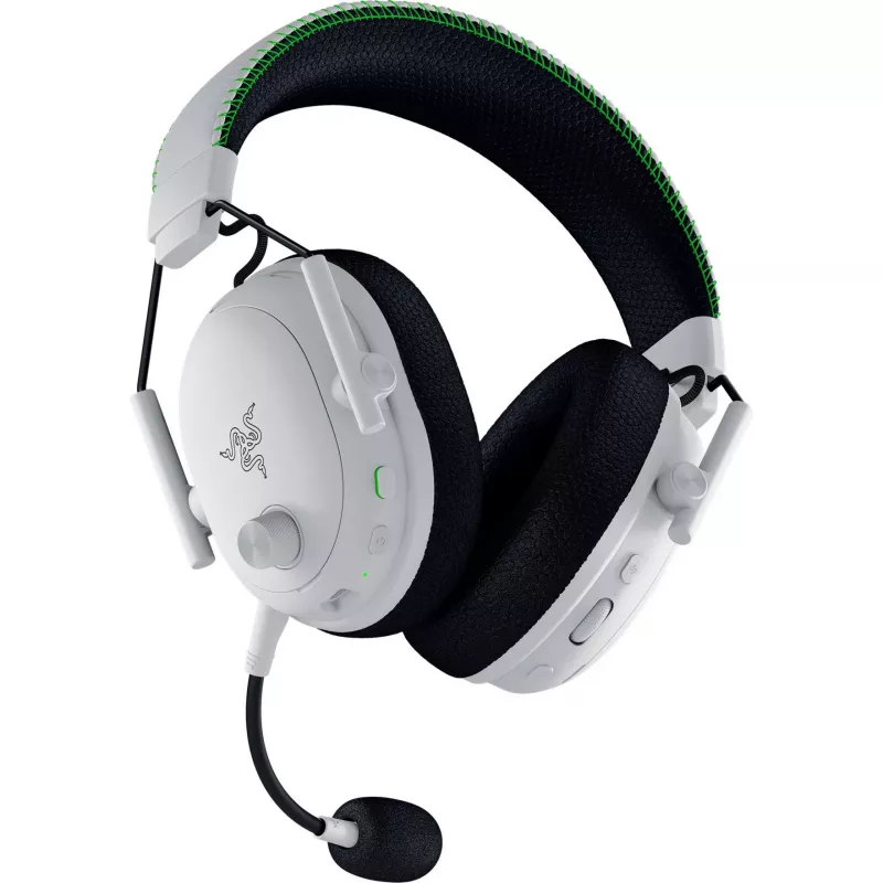 Austiņas Razer BlackShark V3 Pro vadu un bezvadu Bluetooth balts