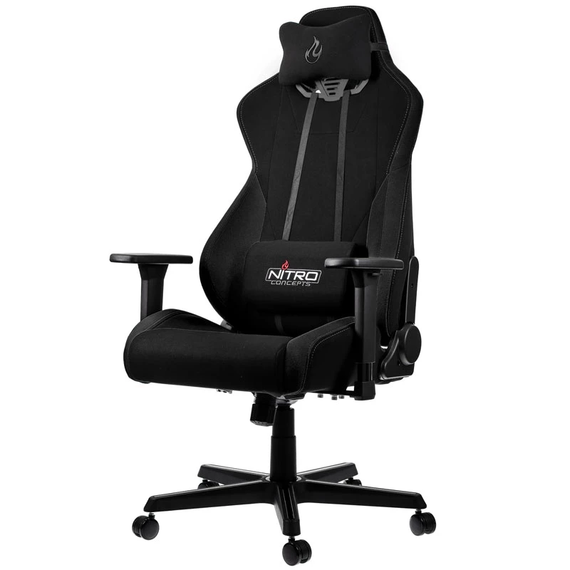 Nitro Concepts S300 spēļu krēsls - Stealth Melns
