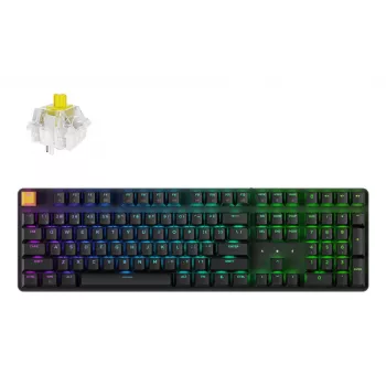Keychron J5 - US izkārtojums - Super Banana Tactile - Melns Bezvadu Tastatūra