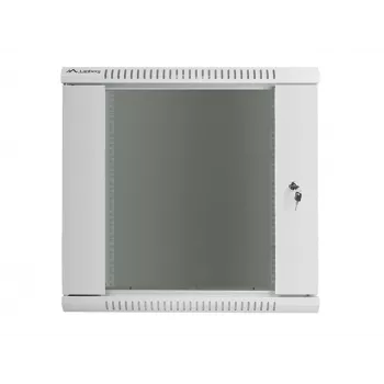 Sienas tīkla skapis LANBERG WF01-6412-10S, 12U, 19 collu, 600×450×640 mm, IP20, 60 kg