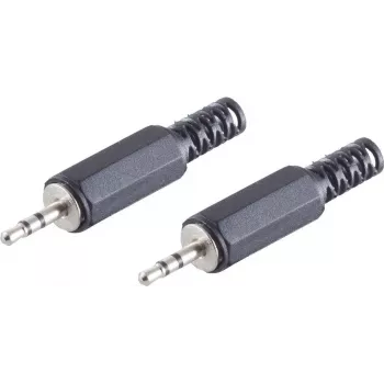 Vadu savienotājs ShiverPeaks BS51301-2 2.5 mm Melns Vīrišķais 2 gab.