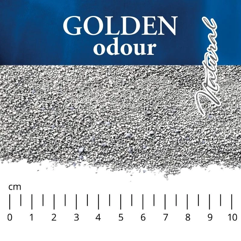 Kaķu pakaiši Golden Grey 7 kg – bentonīta salipšanas pakaiši, bez putekļiem, smaku kontrole