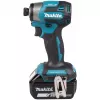 Makita DTD173RTJ bezvadu triecienskrūvgriezis, 3600 apgr./min, ar akumulatoriem, lādētāju un koferi, zils/melns