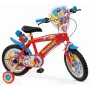 Bērnu velosipēds 14 collu Paw Patrol sarkans 1478 zēns NEW TOIMSA