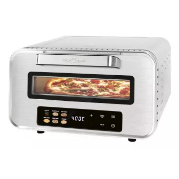 Picas cepeškrāsns ProfiCook PC-PO 1323 — 1 pica, 2100 W, nerūsējošais tērauds, digitālais taimeris