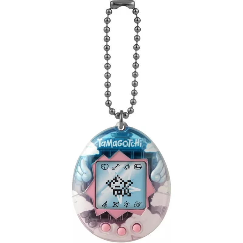 Portatīvais digitālais mājdzīvnieks Bandai TAMAGOTCHI DREAMY ANGEL modelis 42994 — virtuāls pavadonis, rokas elektroniskā rotaļlieta