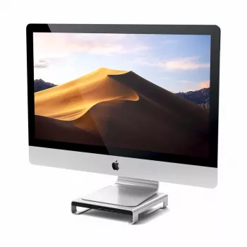 Satechi ST-AMSHS USB 3.2 Gen 1 Type-C Sudraba Statīvs Ar Hubu