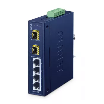 Nepārvaldāms rūpnieciskais slēdzis PLANET IFGS-620TF 4 porti Fast Ethernet 10/100