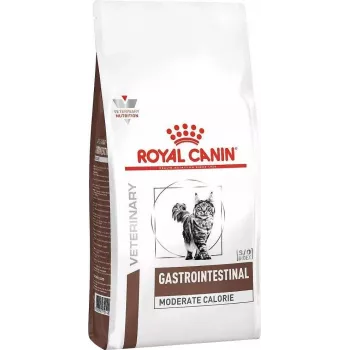 Sausā kaķu barība Royal Canin Gastrointestinal Moderate Calorie, 2 kg, mājputni, pieaugušiem, proteīns 35% tauki 13%