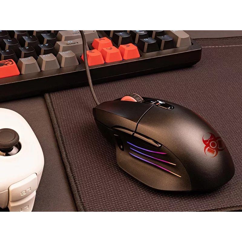 Tracer GameZone Odin RGB vadu pele spēlētājiem, 12000 DPI, 8 pogas