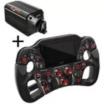Asetek SimSports Invicta Formula Stūre - Sarkana + Forte Pamatne (18 Nm)