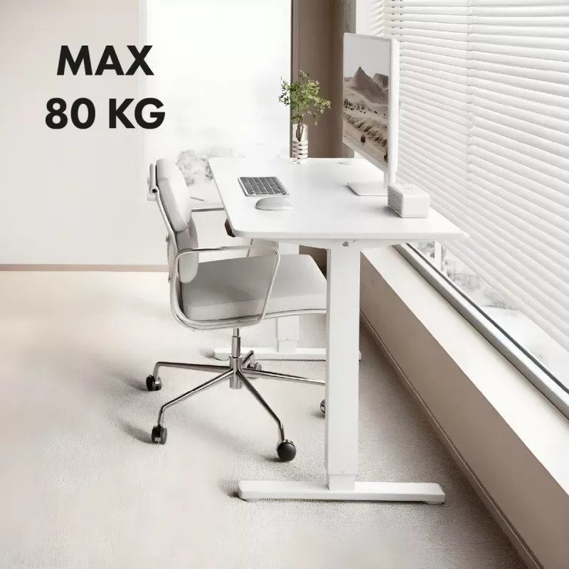 Elektriski regulējams augstuma galds ergo office ER-400 W — maks. augstums 1160 mm, maks. slodze 80 kg
