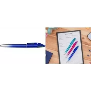 Twist pildspalva BIC Colors Smooth 12 gab. Melna Zila Zaļa Sarkana