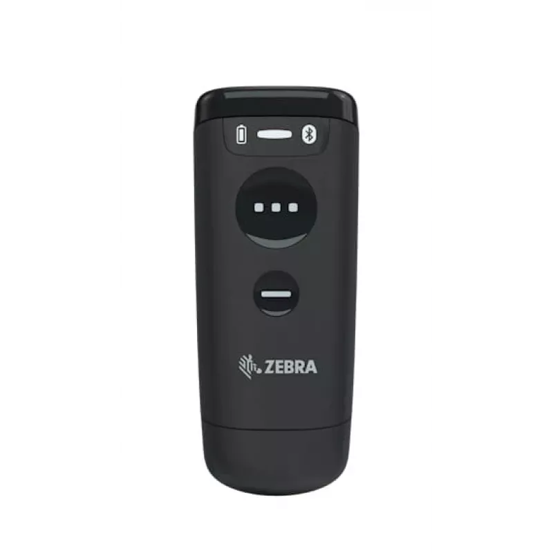 Roku svītrkodu lasītājs Zebra CS60 1D/2D LED Bezvadu IP65 Melns, Bluetooth/USB, 100 m diapazons, 83 g
