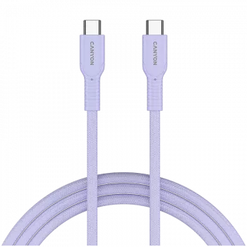 CANYON OnWire 60CL C-C 60W Pīts Kabelis 1m Purpursarkans