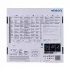 Omron VIVA HBF-222T-EBK ķermeņa sastāva svari, kvadrātveida, LCD, melni