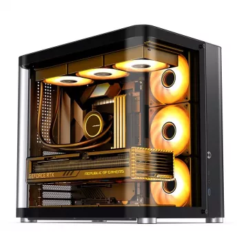 PC korpuss Jonsbo TK-2 2.0 Midi Tower Melns