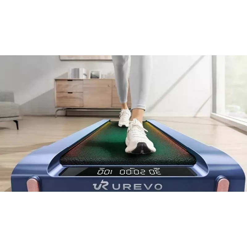 Skrejceliņš UREVO CyberPad — skriešanas laukums 419×1099 mm, motors 2,5 ZS, ātrums 0,6–4 km/h, max svars 120 kg