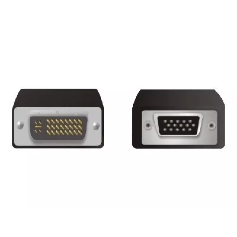 Adapteris VGA 15pin F uz DVI 24+5 M DeLOCK 65016