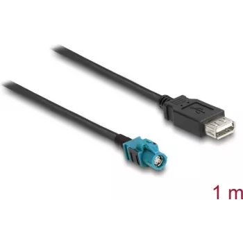 DeLOCK kabelis HSD Z sievišķais uz USB 2.0 Type-A sievišķais 1 m
