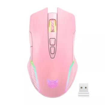 Spēļu pele Onikuma CW905 Rozā 2.4G Bezvadu