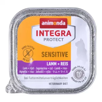 Slapjā suņu barība Animonda Integra Protect Sensitive Mature Jērs & Rīsi 100 g, bezgraudu, bezglutēna, bezcukura