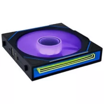 Lian Li UNI FAN SL-INF Wireless ARGB PWM 140mm korpusa ventilators, melns