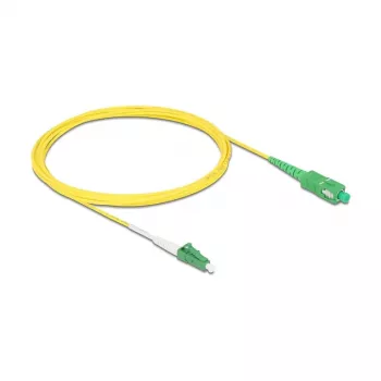 DeLOCK optiskās šķiedras kabelis 3 m LC SC dzeltens 83862