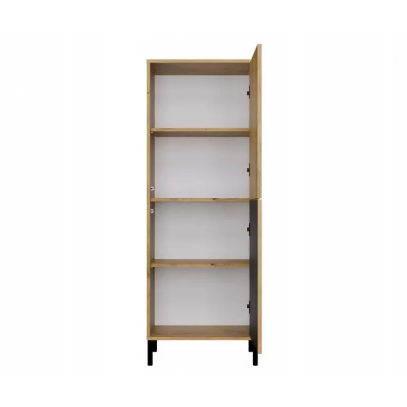 KAMARO 2DK plāns/GŁ ozols ARTISAN DISPLAY CABINET