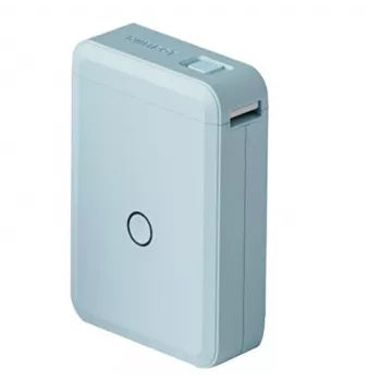Etiķešu printeris NIIMBOT D110_M Zils — pārnēsājams bezvadu tiešās termiskās drukas etiķešu printeris, 300×300 DPI, 102 mm/s, max drukas platums 10,8 cm