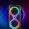 Pārnēsājams mūzikas centrs MANTA SPK0401B100 Bluetooth skaļrunis, 100 W maksimālā jauda, FM radio, karaoke, iebūvēts akumulators, X-BASS
