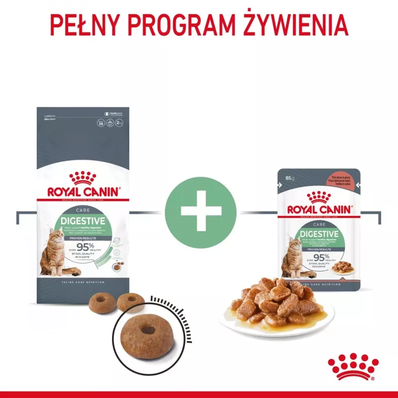 Royal Canin Digestive Care Adult sausā barība kaķiem, 10 kg, zivis, mājputnu gaļa, rīsi, dārzeņi