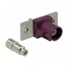 Koaksiālais savienotājs DELOCK 89819 FAKRA D vīrišķais, apzeltīti kontakti, 21,2×24×7,5 mm