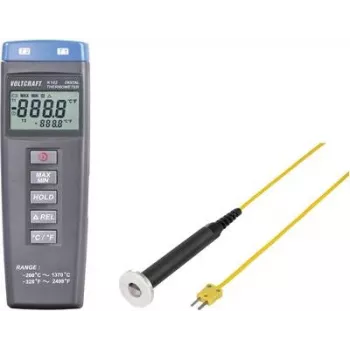 VOLTCRAFT K102 + TP 302 temperatūras mērīšanas instruments -200 līdz +1370 °C, K tipa zonde