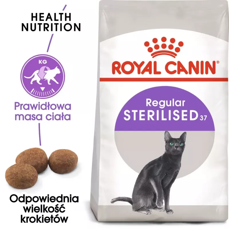 ROYAL CANIN Sterilised 37 - sausā barība kaķiem - 10 kg