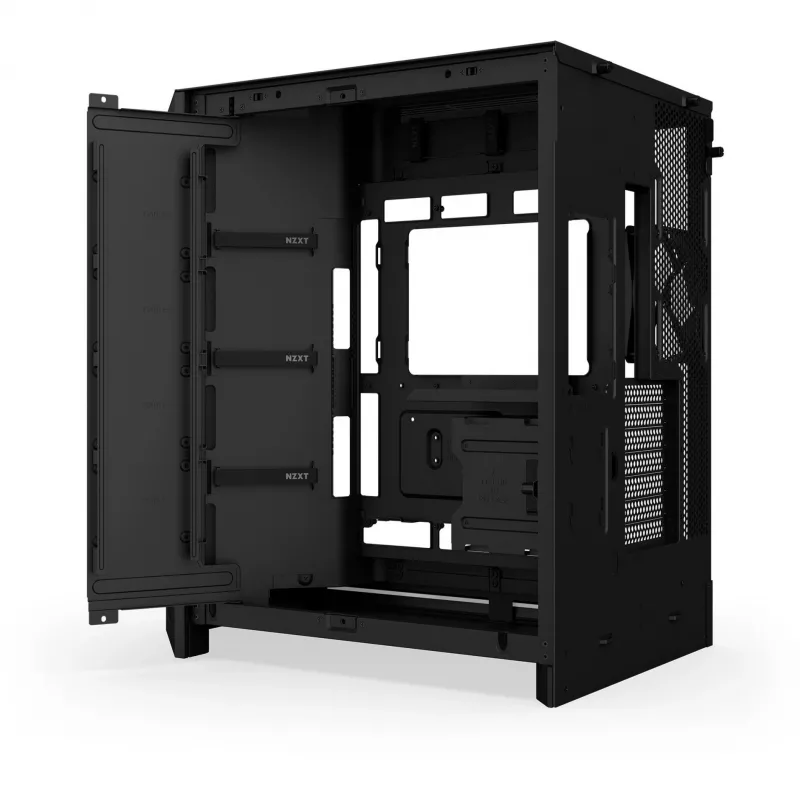 NZXT H9 Flow RGB+ Midi Tower korpuss melns