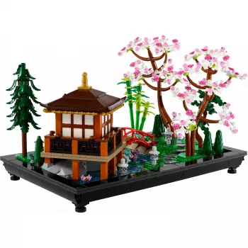 LEGO būvēšanas komplekts ICONS 10315 Zen dārzs, 1363 gabali, 18+, izmēri 210×320×200 mm, svars 4,19 kg