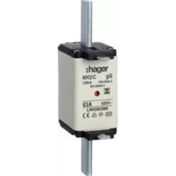 HAGER LNH2063MK drošinātājs NH2C 63A 500V gG MKen. S-frei