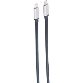 USB kabelis ShiverPeaks SP03-74025 USB 2.0 1m USB C zils
