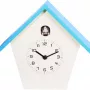 NeXtime Birdy sienas pulkstenis 3108bl, 24.5x25.5x9.8 cm, zils/balts