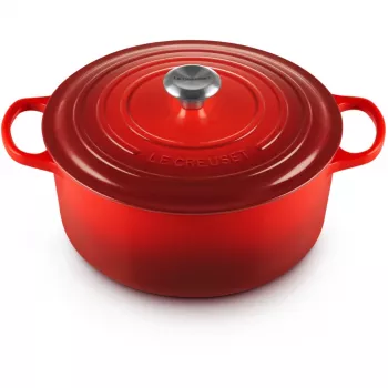 Le Creuset Signature 6,7 L Apaļš Katls Sarkans
