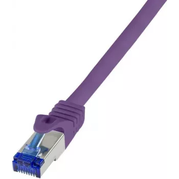 Logilink Professional Ultraflex - savienojuma kabelis - RJ-45 (tēviņš) uz RJ-45 (tēviņš) - 50 cm - 6 mm - S/FTP - Cat.7 kabelis / CAT 6a porti - bez halogēna, liets, bezķēdes - ceriņi