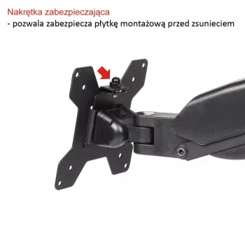 Sienas stiprinājums 1 LCD monitorim 13-27 collas L-12GW